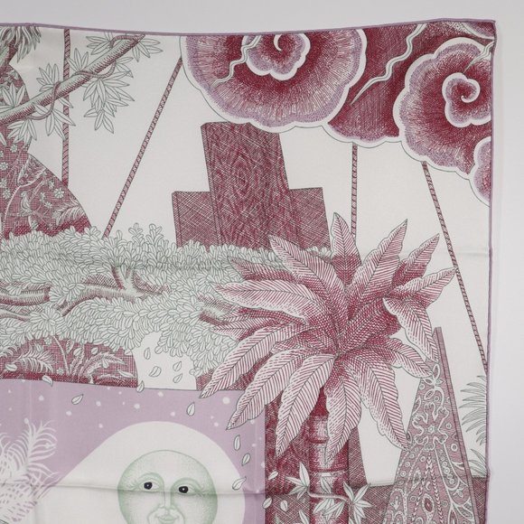 HERMES Pink Scarf - Picture 3 of 10